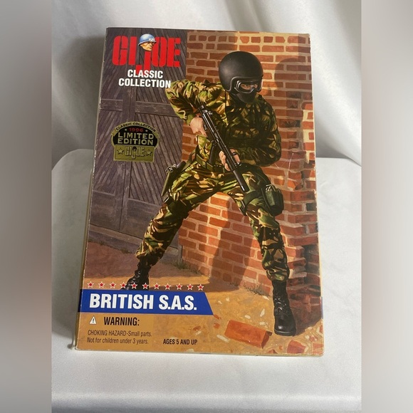 Hasbro Other - GI Joe Hasbro Vintage British S.A.S. Classic Collection Action Figure NIB 1996